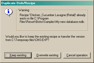 cmimportduplicatedish