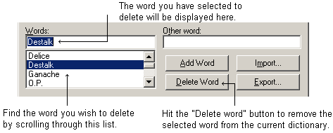 dicdeleteword