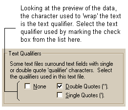 asciiimporttextqualifier