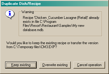 cmimportduplicatedish