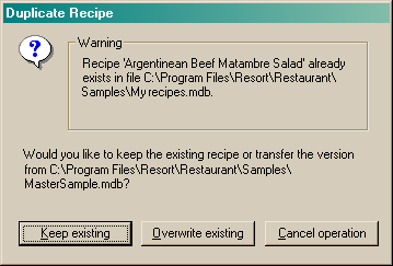 resortimportduplicaterecipe