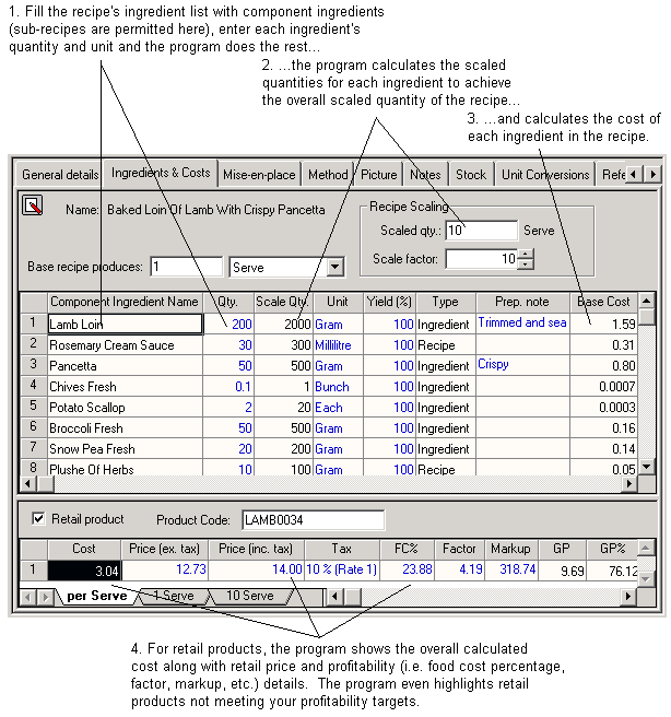 retailrecipeexample